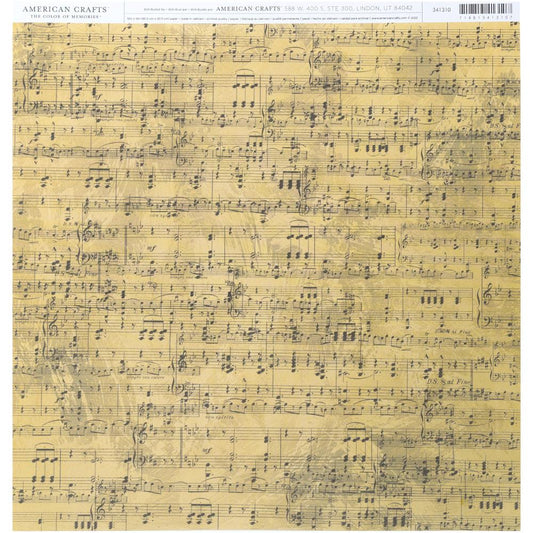 Scrapbook Paper - Music Notes