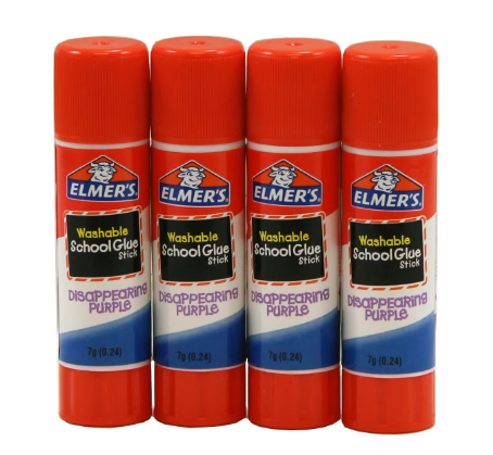 Disappearing Purple Glue Stick