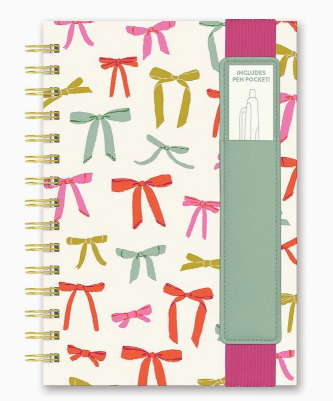 Put a Bow on It Notebook with Pen Holder