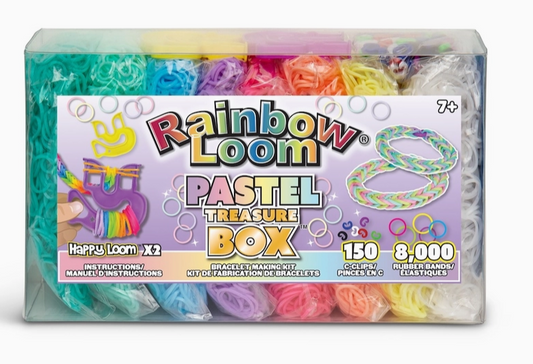 Rainbow Loom Treasure Box Pastel