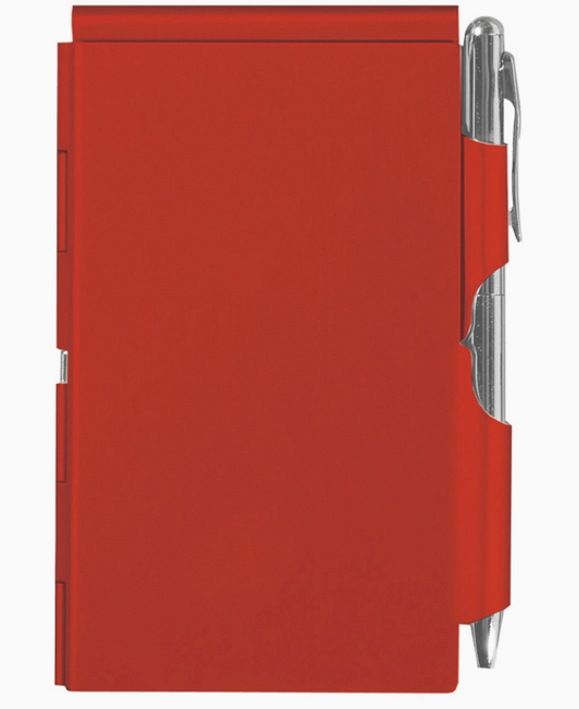 Pocket Notepad and Pen - Red