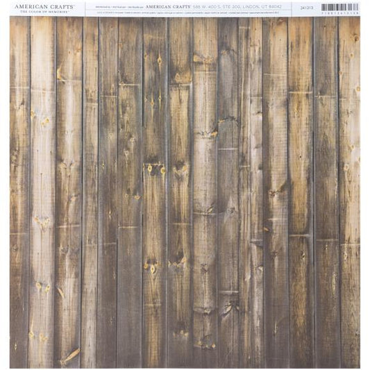 Scrapbook Paper - Hardwood