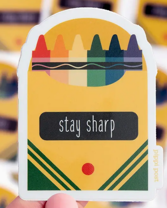 Stay Sharp Decal