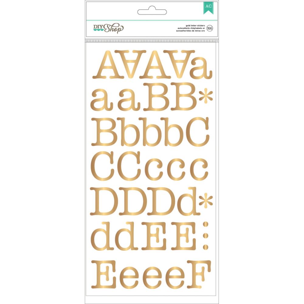 Stickers - Gold Letters