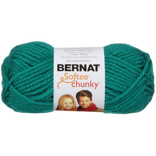 Bernat Softee Chunky Yarn - Teal