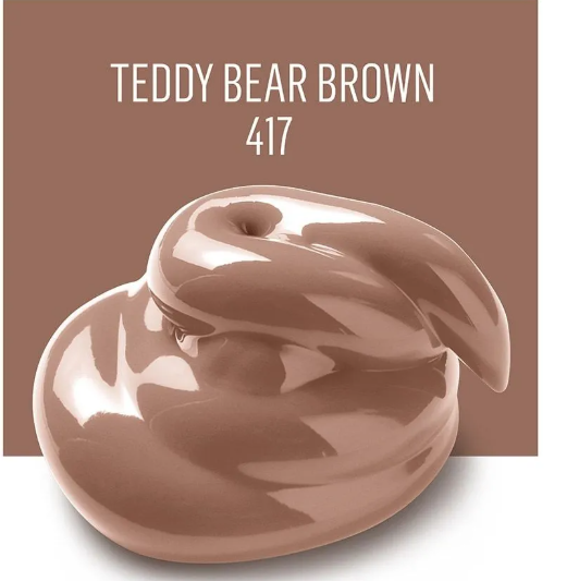 Acrylic Multi-Surface Satin Paint - 2989 Teddy Bear Brown