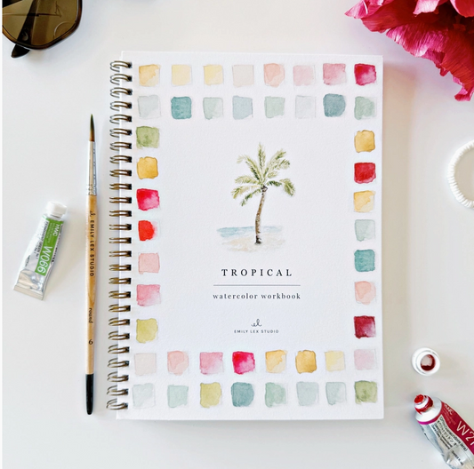 Emily Lex Tropical Watercolor Workbook