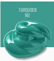 Acrylic Matte Paint - 961 Turquoise