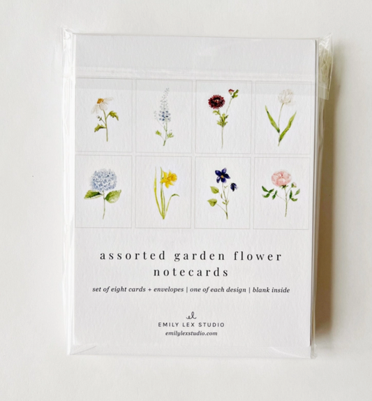 Assorted Garden Flower Notecards