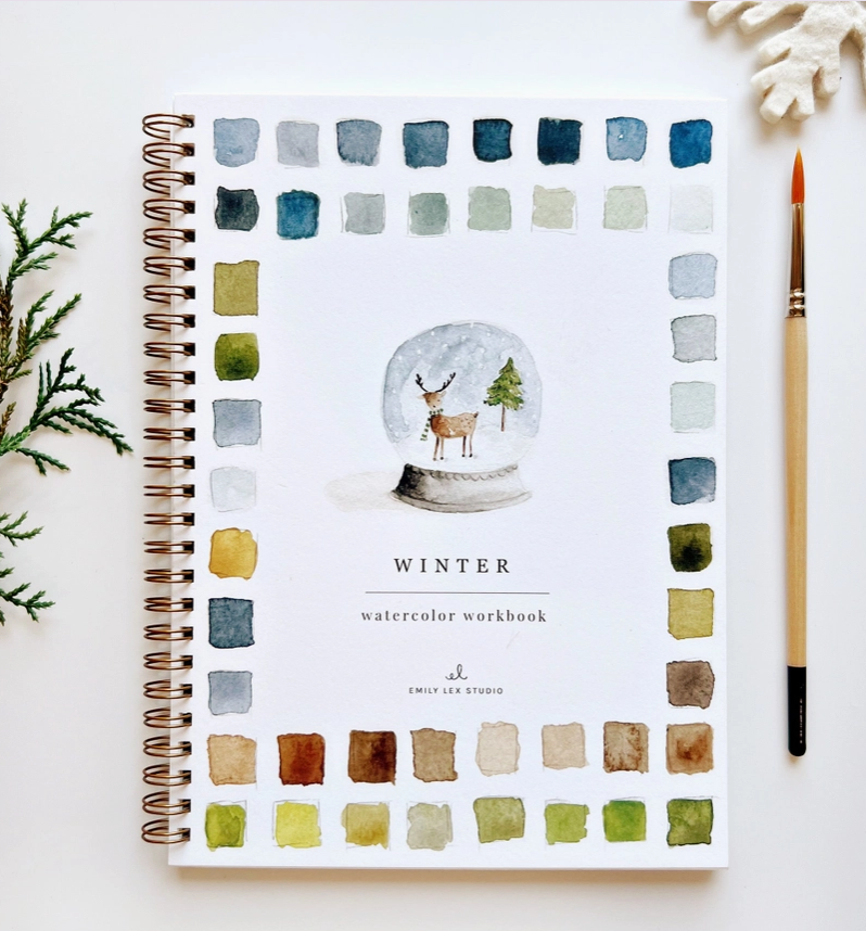 Winter Watercolor Workbook