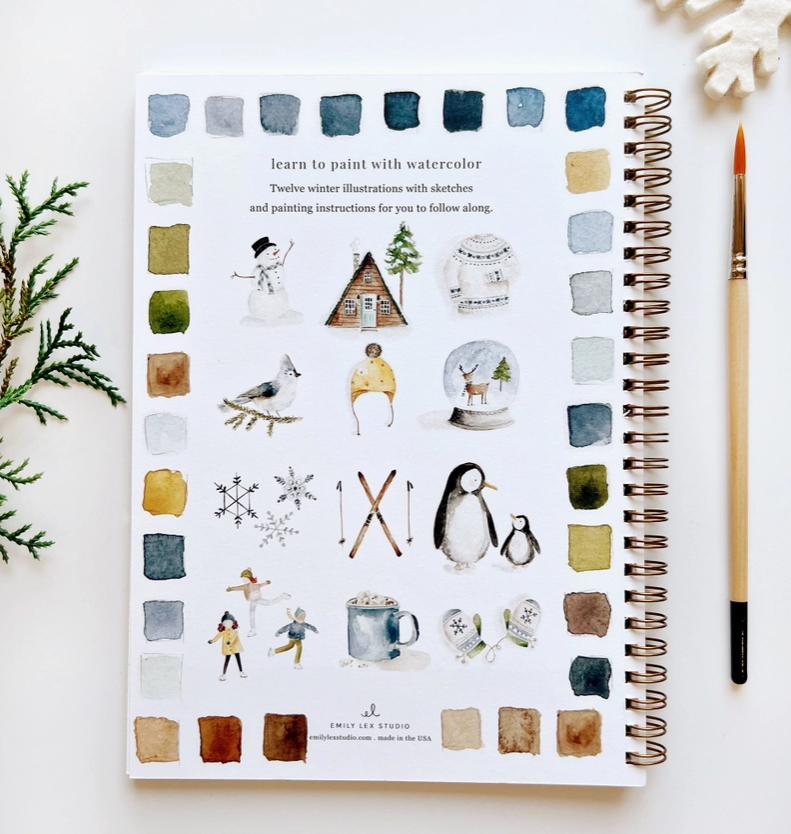 Winter Watercolor Workbook