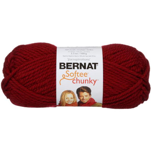 Bernat Softee Chunky Yarn - Wine