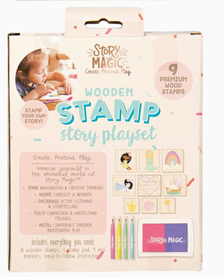 Wooden Stamp Story Playset
