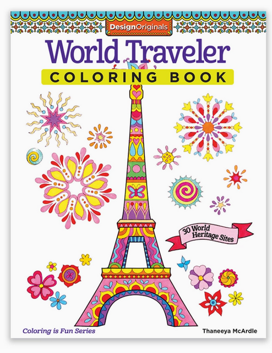 World Traveler Coloring Book