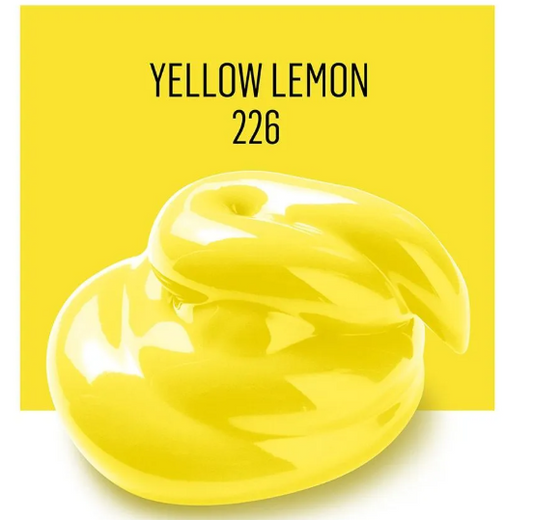 Acrylic Matte Paint - 226 Yellow Lemon